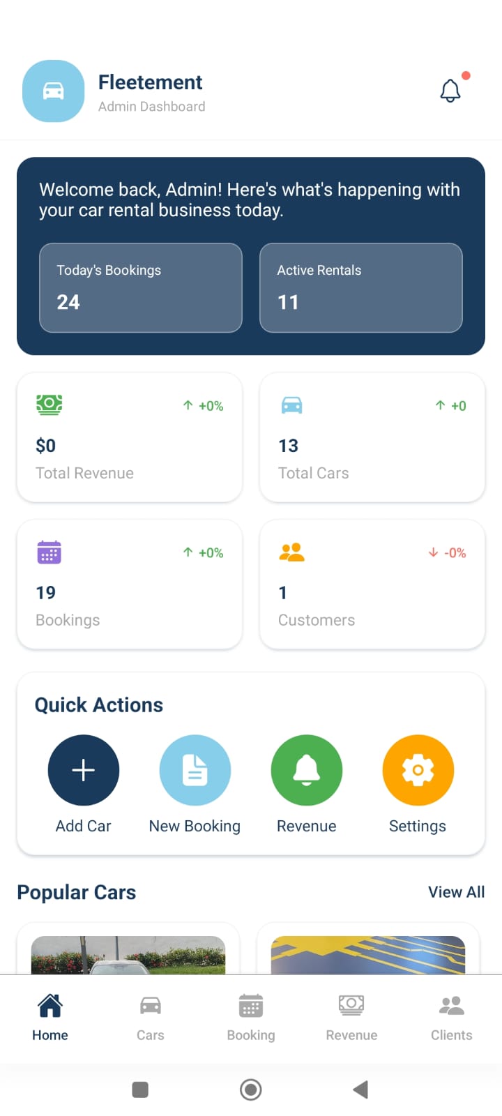 FLEETEMENT Mobile App